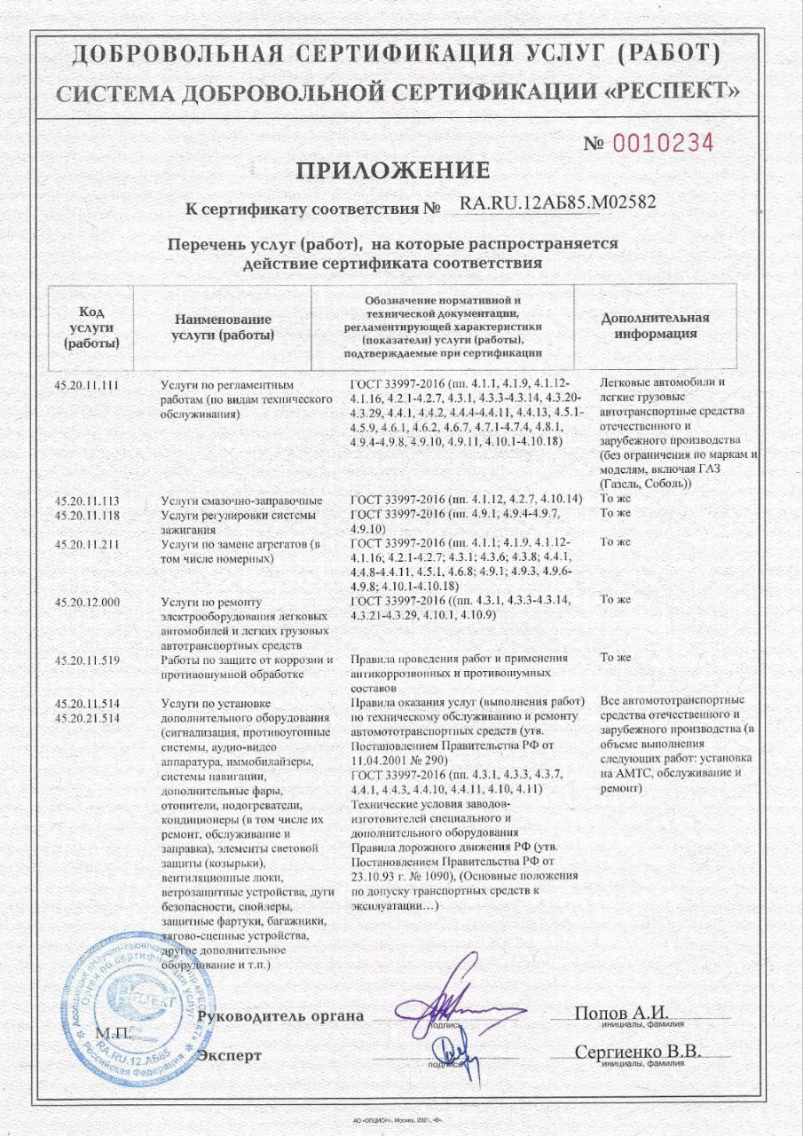 Сертификат 2